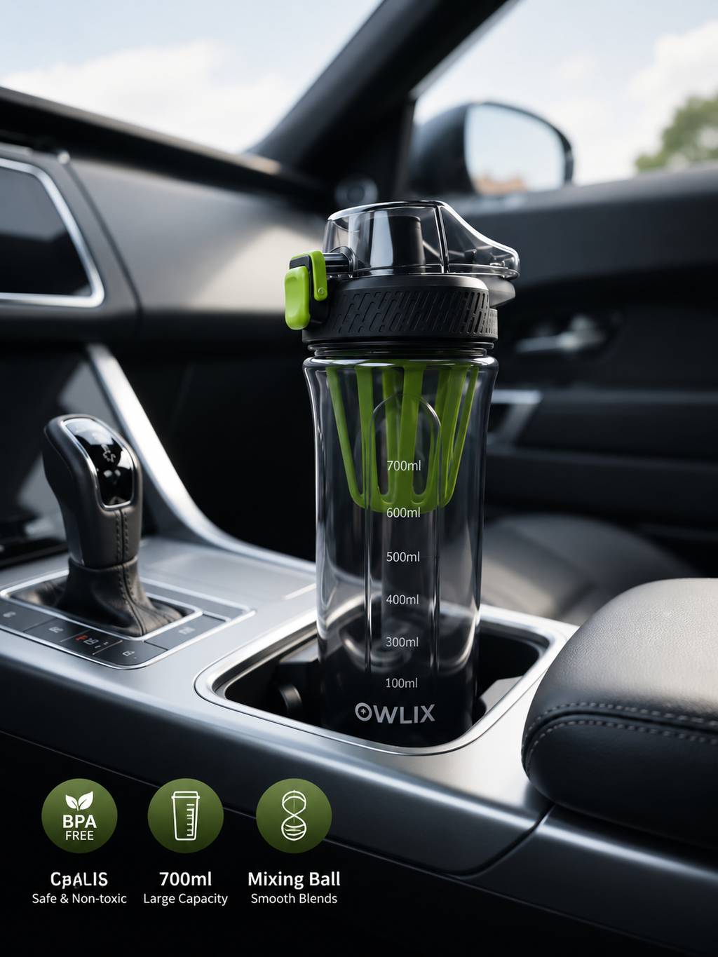 Premium Protein Shaker Bottle for Gym