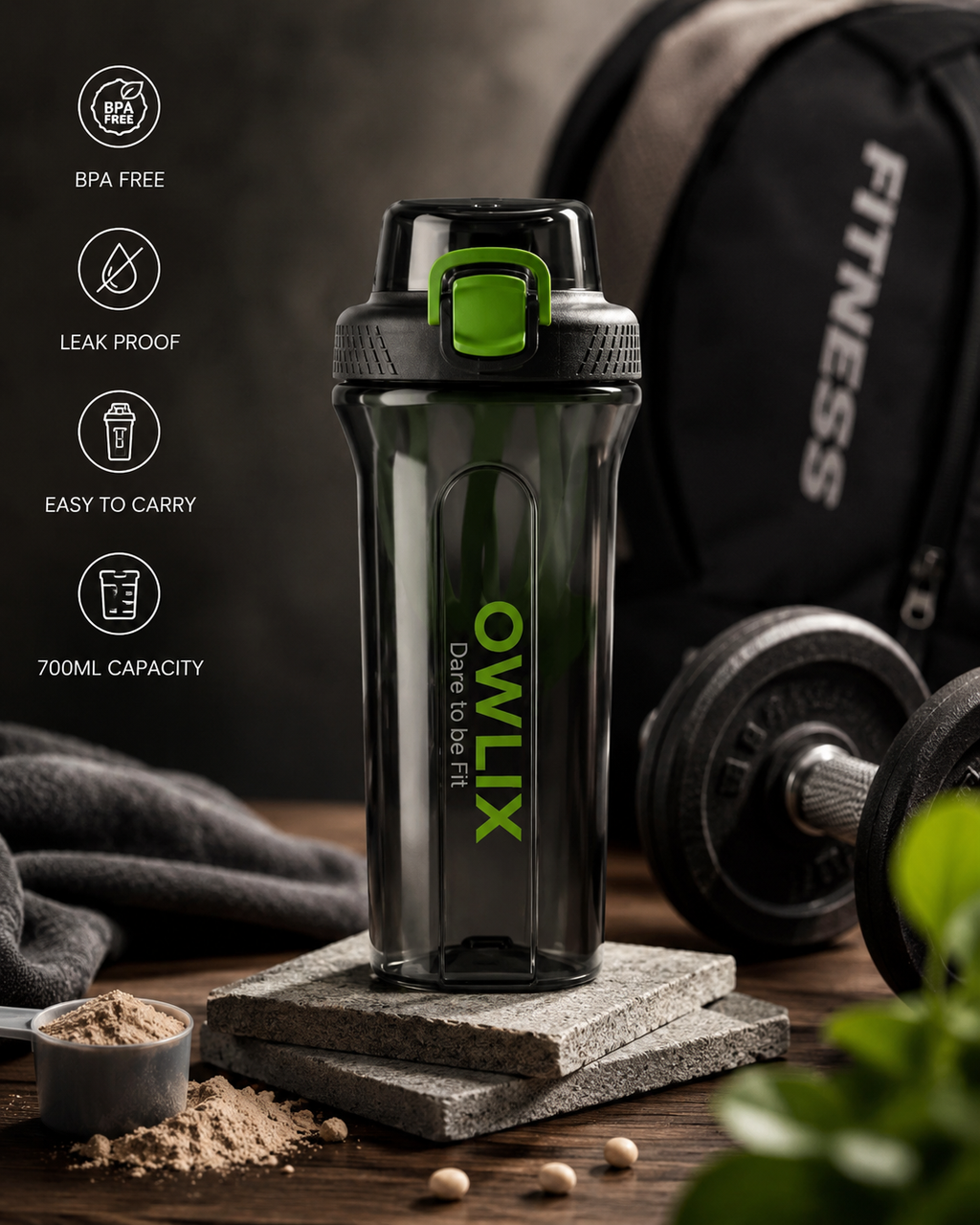 Premium Protein Shaker Bottle for Gym